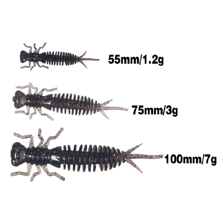 5/10PCS Topwaters Swimming Lure Artificial Baits Simulations Insect Swimbaits Floatings Insect Soft Baits Easy to Use
