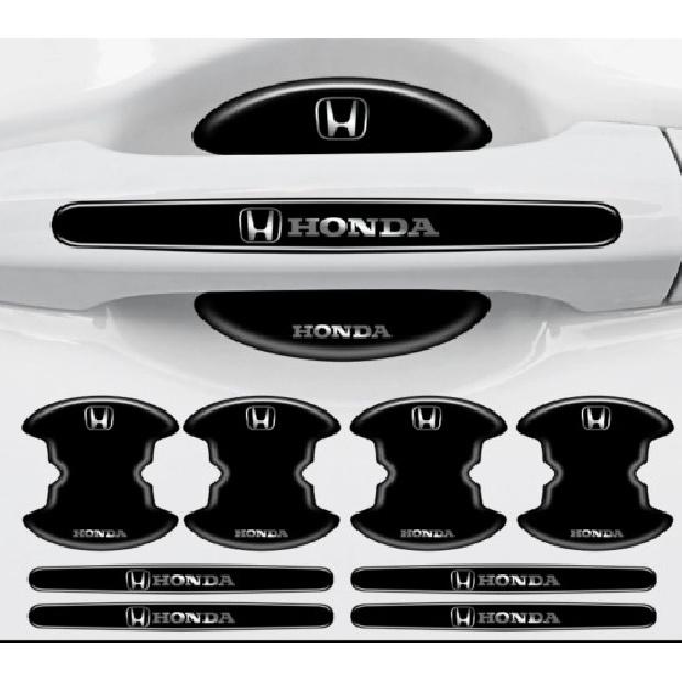 8PCS/SET Invisible Car Door Handle Bowl Anti-Scratch Protector Sticker For Honda