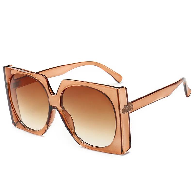 Y2k Candy Color Square Sunglasses for Women New Fashion Elegant Gradient Sun Glasses Female Oversized  Mujer Lentes