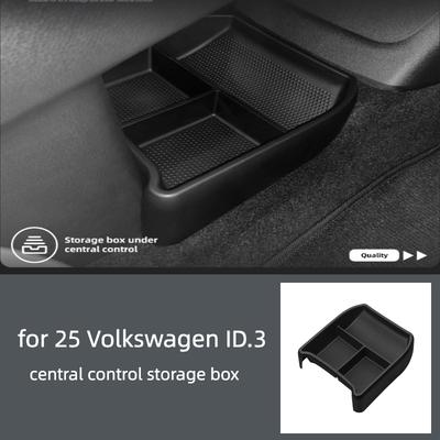 Suitable for 25 Volkswagen ID.3 Central Control Storage Box Car Installation Box Car Interior Storage Storage Partition Box