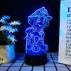 Night Light 3d Paw Patrol Toys Illusion Lamp 7 Colors Changing Desk Led Lights