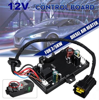 3Pcs Car Air Diesel Heater 3KW 5KW 12V Motherboard Controller Board Monitor With LCD Switch Remote Controller