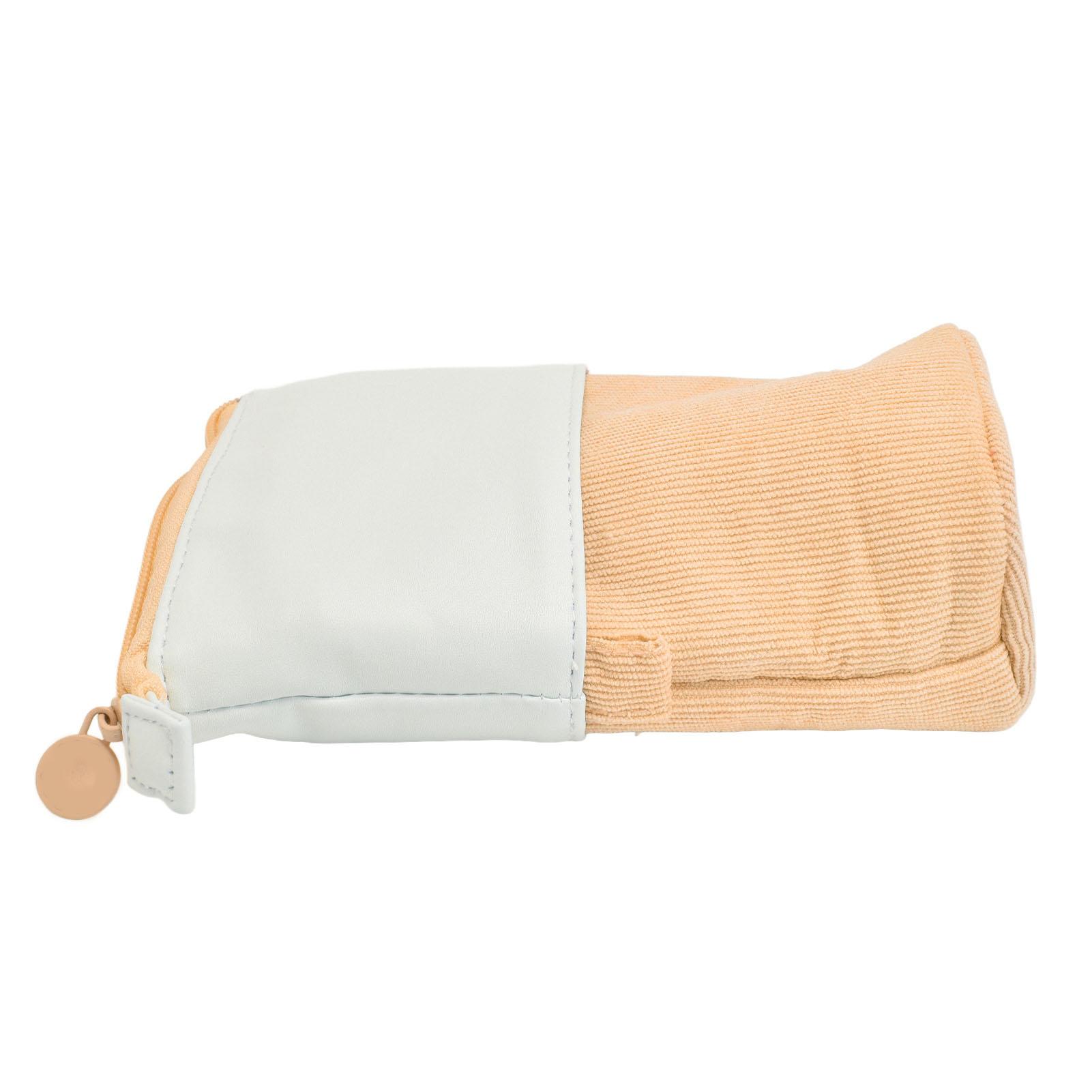 Trousse à Crayons Support Stylo Debout Mignon Étui à Stylo Télescopique Sac à Maquillage Portable pour Étudiants Scolaires Femmes Adolescents