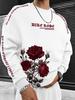 2026 Autumn/Winter Men's Round-neck Hoodie with 3D Print - Comfortable Soft Casual Retro Streetwear for Men