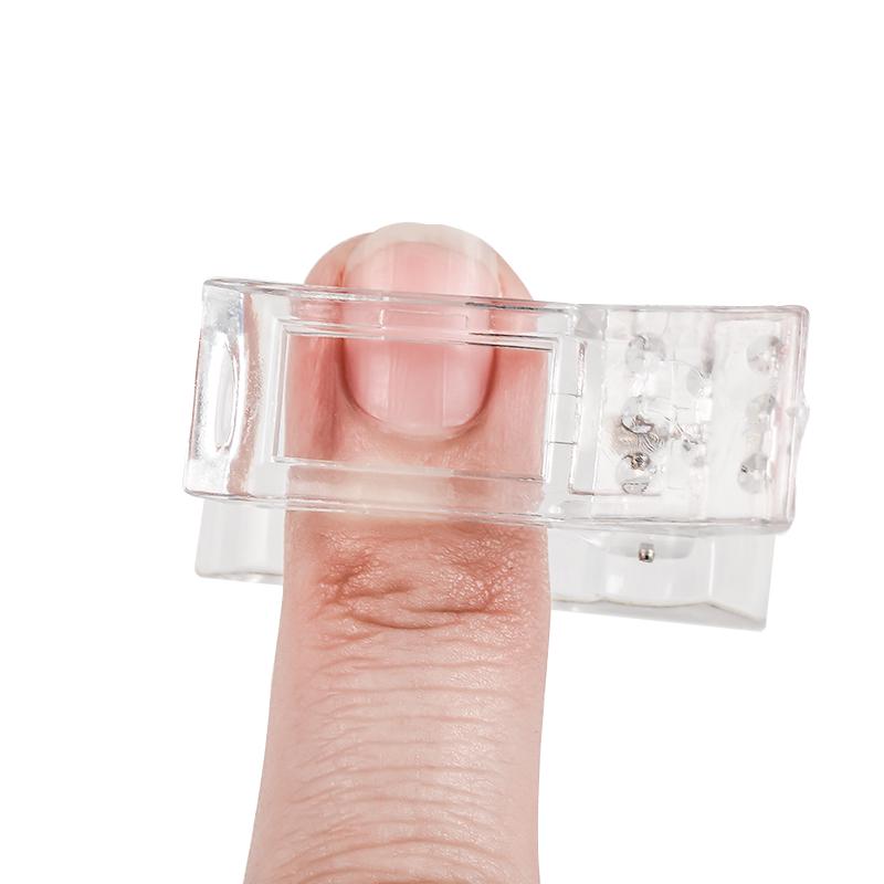 Mtssii Nail Tips Clip Finger for Extension Gel Quick Building UV LED Plastic Forms Tools