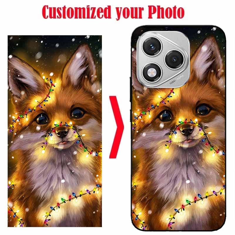 Customized DIY Silicone Soft Phone Case For Honor 400Lite 400Pro 400 Huawei Nova Y63 Y72 Y72S 13Pro 11SE 12SE Custom Black Cover