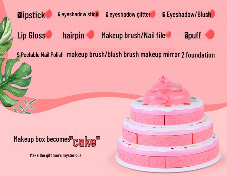 Princess Makeup Toy Set for Girls – Pretend Play Cosmetics and Dress-Up Gift
