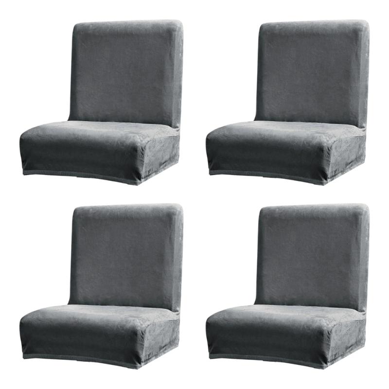 Dining Chair Slipcovers Machine Washable Polyester Fabric Nonslip Designs Various Color For Home Decoration
