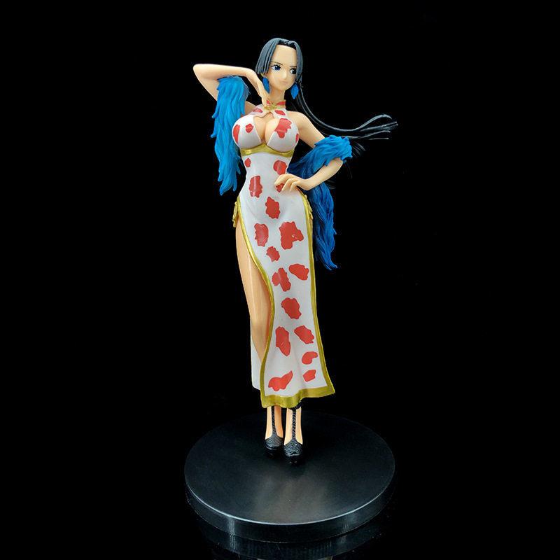 One Piece Handmade Sweetheart Cheongsam Empress Boya Hancock Snake Princess Anime Peripheral Model Ornament Birthday Gift