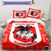 ST George Illawarra 3pcs Bedding Set Duvet Cover Closure Includes 1 Duvet Cover & 2 Pillowcases for All Seasons Bedroom Home Dorm Decor