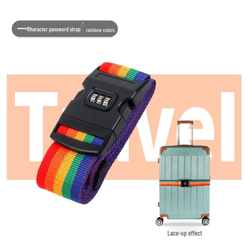 Polypropylene One-Word Luggage Strap for Suitcase Reinforcement with Wheels