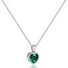 Sweet and Cool Love Zircon Pendant Necklace Women's New Simple Collarbone Chain Light Luxury Niche Retro Chain Accessories 2026