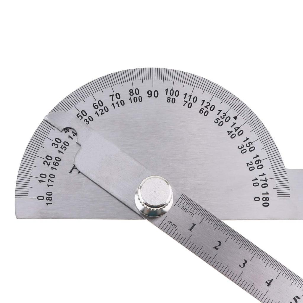 CarAngels Stainless Steel Goniometer, Durable Protractor, Angle Gauge, Angle Ruler, for Angle Measurement (Two 300mm Rods)