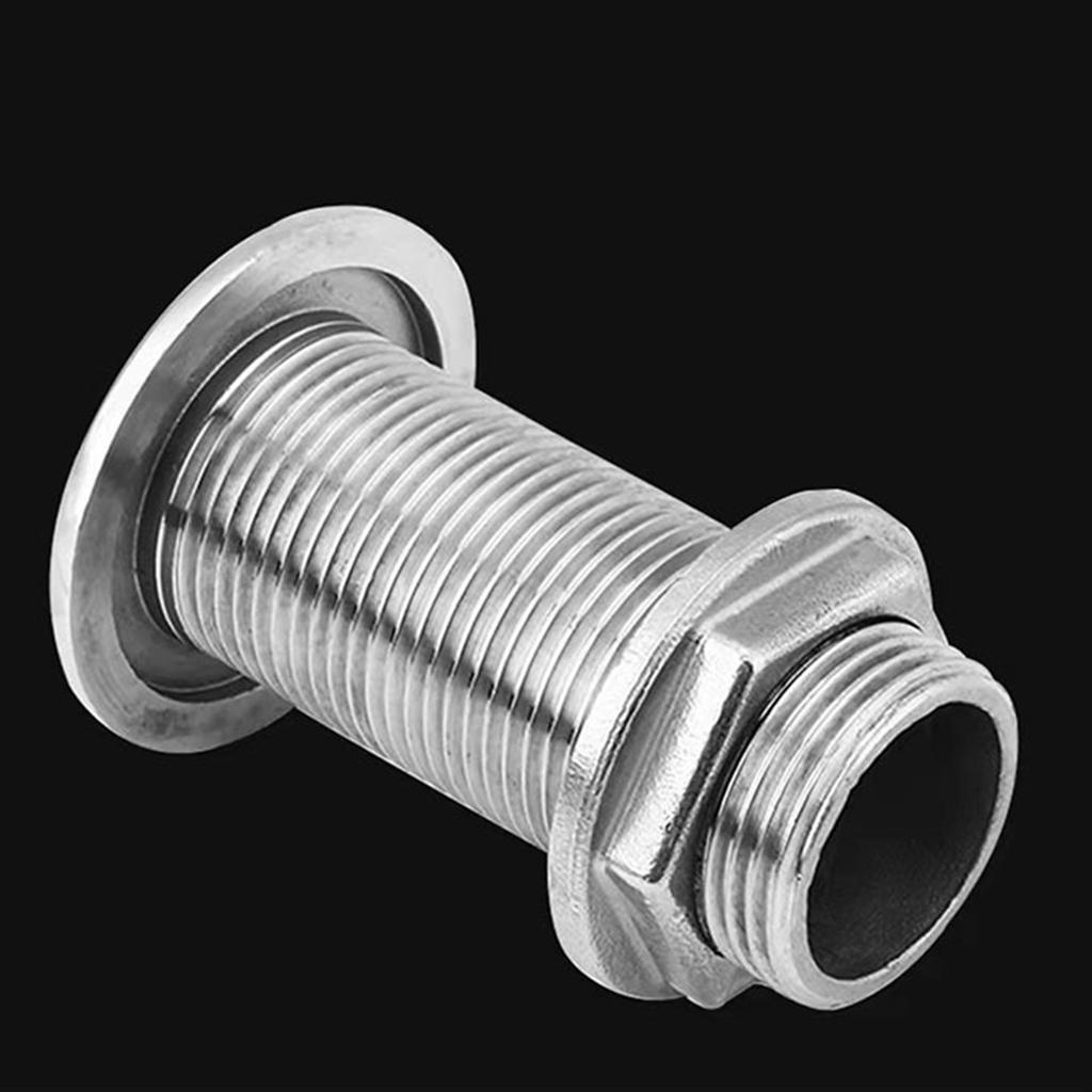 Boat Marine Drain Vent Yacht Water Outlet Port Bilge Drain Vent 316 Stainless Thru-Hull Valve Fitting 1 3/4 3/8 1/2Inch