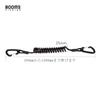 Booms Fishing VTC Coiled Rope Rod Holder with Two Carabiners for Easy Removal