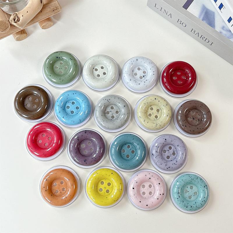 Ink Splashing Button Three-Dimensional Mobile Phone Airbag Bracket Magnetic Suction Telescopic Desktop Folding Bracket Lazy Ring Niche