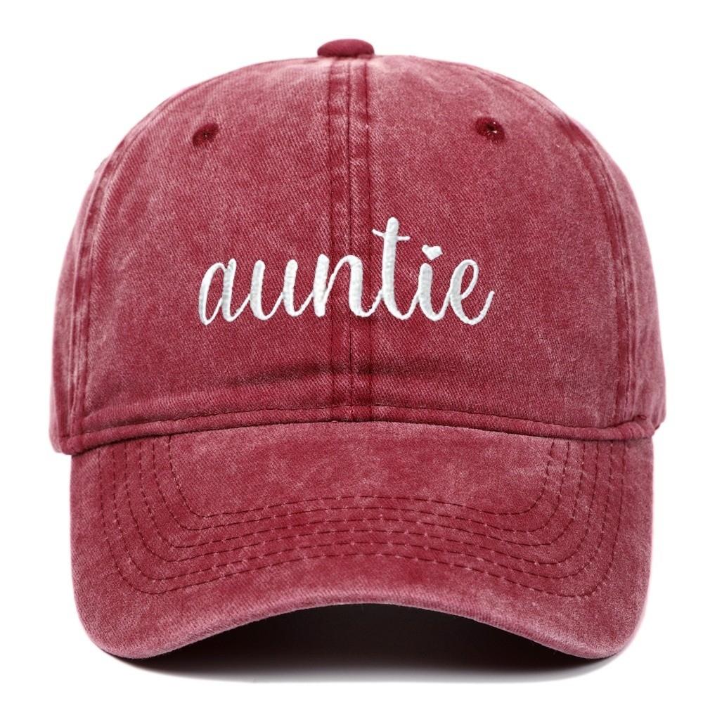 Washed Cotton Embroidery Baseball Cap Vintage Baseball Cap Fashion Couple Baseball Hats