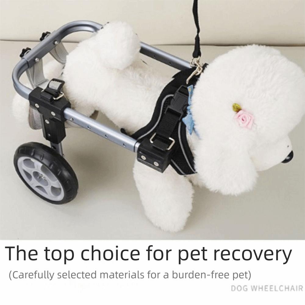 2/4 Wheel Mobility Dog Wheelchair Adjustable Animal Assistance Bracket  Hind Limb Paralysis