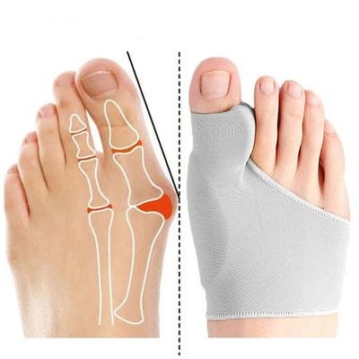 1Pair Big Toe Corrector Orthotics Feet Care Bone Thumb Adjuster Correction Pedicure Socks
