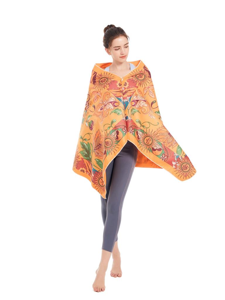 Double-Sided Microfiber Beach & Bath Towel - Absorbent, Quick-Drying