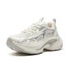 Anta Fuyiao Fashion Trendy Versatile Non-Slip Wear-Resistant Low-Top Casual Shoes Women sneaker Ivory Silver 122528857-2