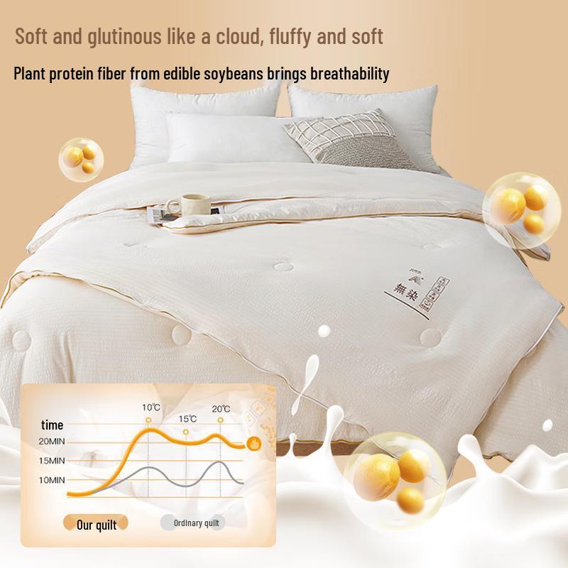 Mling A-Grade Soybean Fiber All-Season Duvet Set