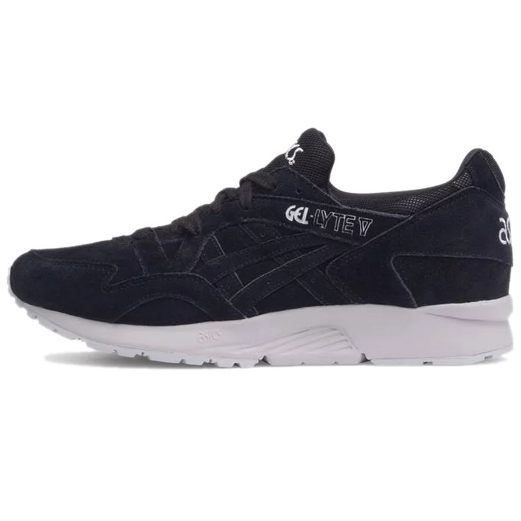 Asics Gel-Lyte 5 Suede Comfortable Daily Low-Top Lifestyle Shoes Unisex Sneaker Black White H732L-9090
