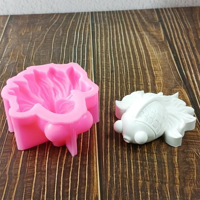 3D Fish Molds Epoxy Resin Molds Castings Molds Silicone Molds Ornament Plasters Molds Baking Molds for Craft Making