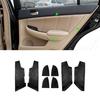 4xInner Door Armrest Panel Leather Cover For Honda Accord 7th Gen 2003-2006 2007