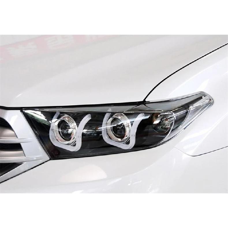 Car Front Headlight Cover Glass Lens Shell Case Head Light Lampshade Plexiglass Lamp Shell For Toyota Highlander 2012 2013 2014
