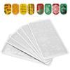 6Pcs Christmas Theme Nail Art Stamping Manicure DIY Template Image Plate Washable
