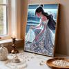 Disney Pearl Painting Seaside Pearl Princess Creative Art 5D Pearl Embroidery Cross Stitch Kit Handmade DIY Home and Room Decor Gift