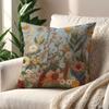 Brightly Colored Flowers Cushion Cover For Pillow Printing Sofa Decoration Home Car Room Coffee Shop Office Nordic Simplicity