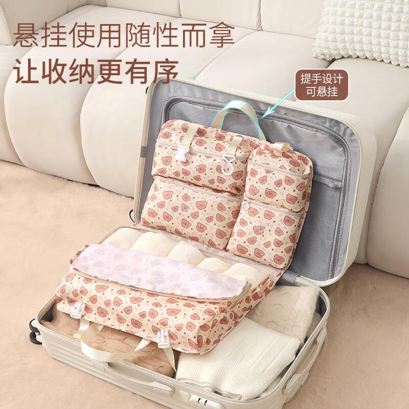 Ruyishi 7-in-1 Travel Clothing Organizer Set