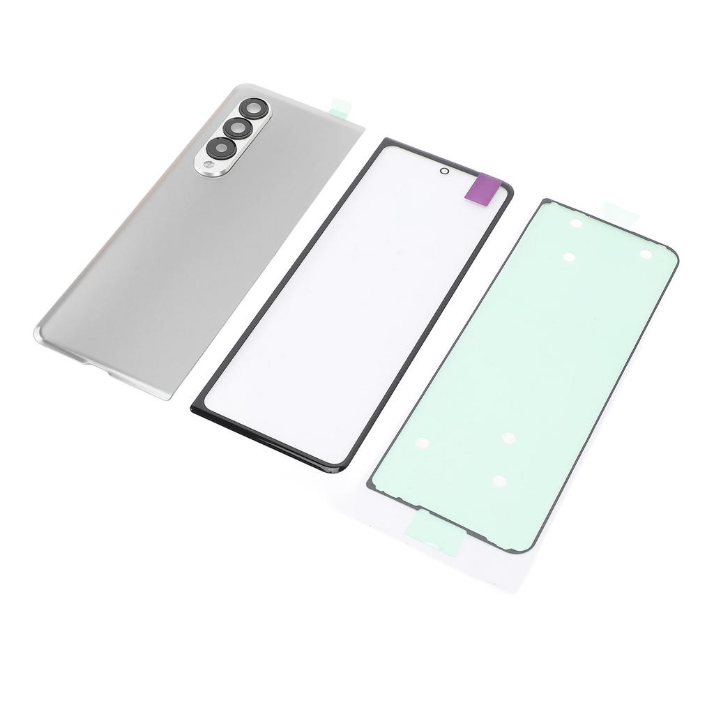Back Glass Cover Replacement Housing Door and Front Outer Lens Glass Screen Replacement for Fold 3 5G F926 Pre Installed Camera Lens Adhesive