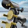 Adjustable Bike Phone Mount Bracket Stand with 360 Degree Rotation for Secure Smartphone Use on Motorcycles and Bicycles