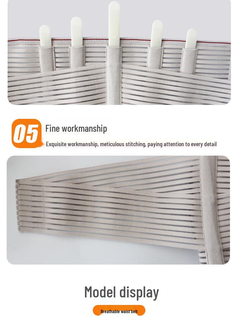 Extra Large Breathable Lumbar Support Belt - Relieves Back Pain for Men and Women