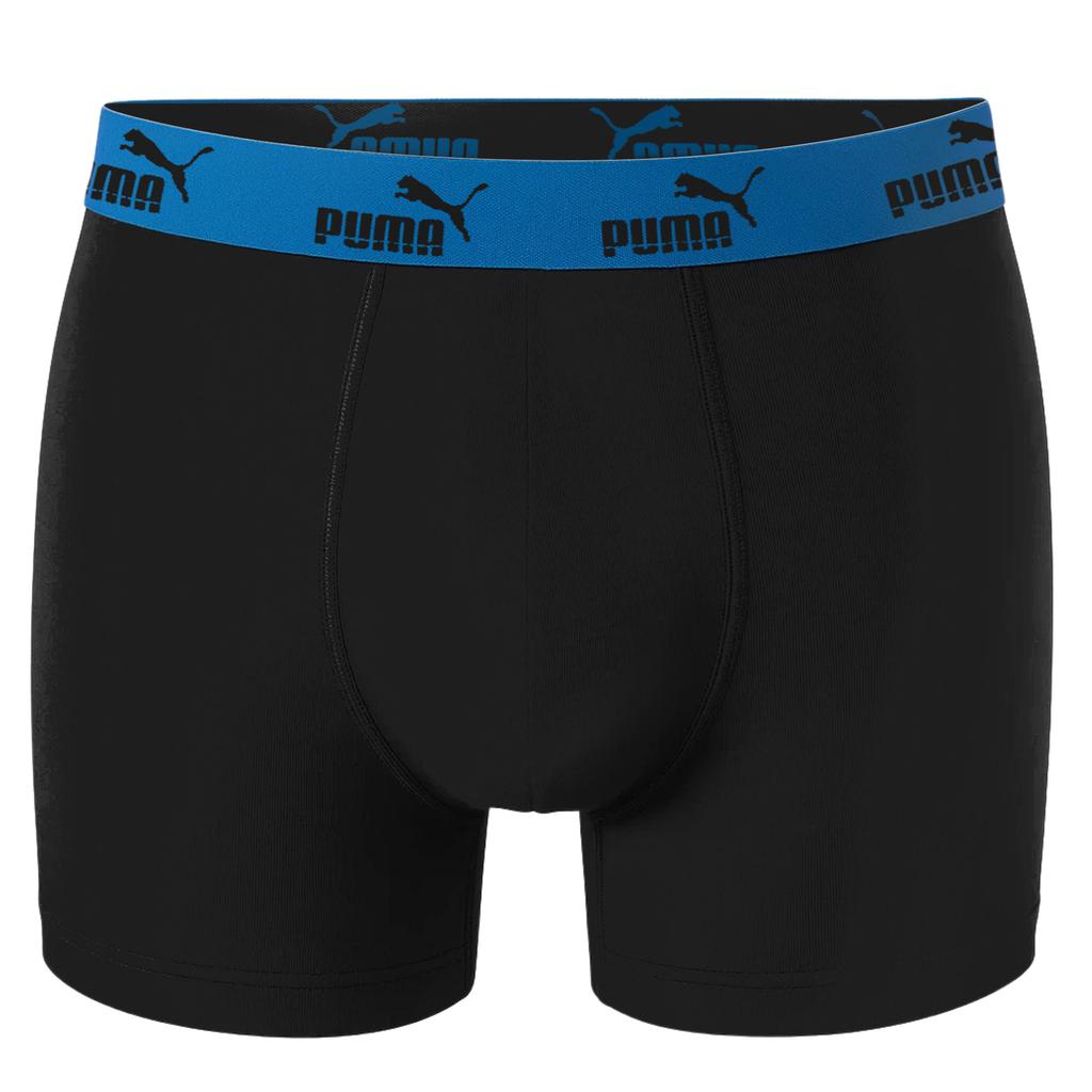 Puma Bokserki Męskie Black/Anthra Bawełna 3 Pak 
