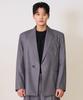 Prairie Essential Hidden Button Summer Blazer (Gray)