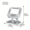 Aluminum alloy Reinforced Double Support arm 360 Rotating Base Adjustable Tablet Stand Minimalist Style