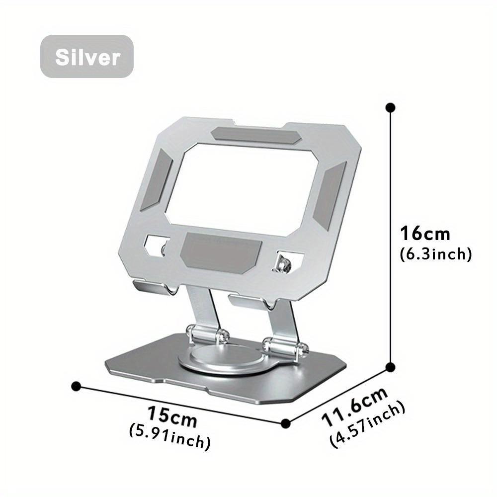 Aluminum alloy Reinforced Double Support arm 360 Rotating Base Adjustable Tablet Stand Minimalist Style