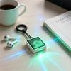 Shaking Water Flow Led Cyber Fluid Lamp Portable Luminous Decor Ornament Stress Relieve Stylish Bag Hanging Pendant Present Gift