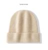 Women's 100% Pure Cashmere Hat - Versatile, Solid Color, Warm, Ear Protection Head Wrap