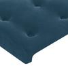 Bed Frame without Mattress Dark Blue 120 x 200 cm Velvet