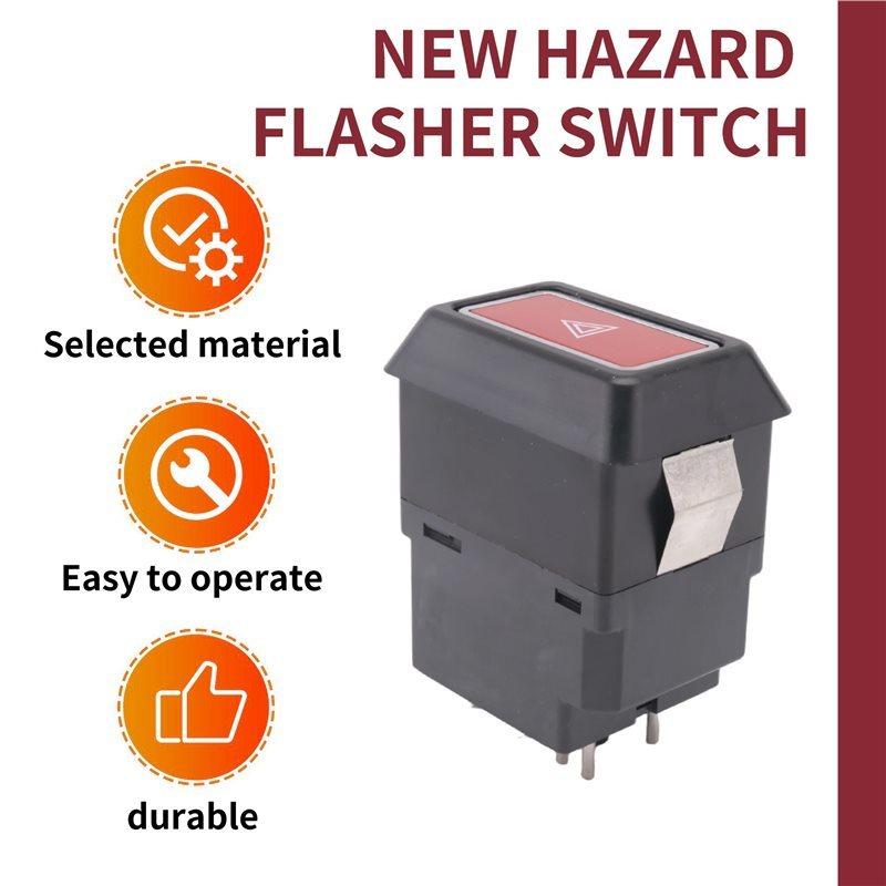 ABNF!Car Hazard Flasher Switch 1238200205 For 1977-1981