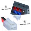 LALADEFIEE 5pcs Voltage and Current Voltage Tester Digital Ammeter Car Digital Voltmeter Led Panel