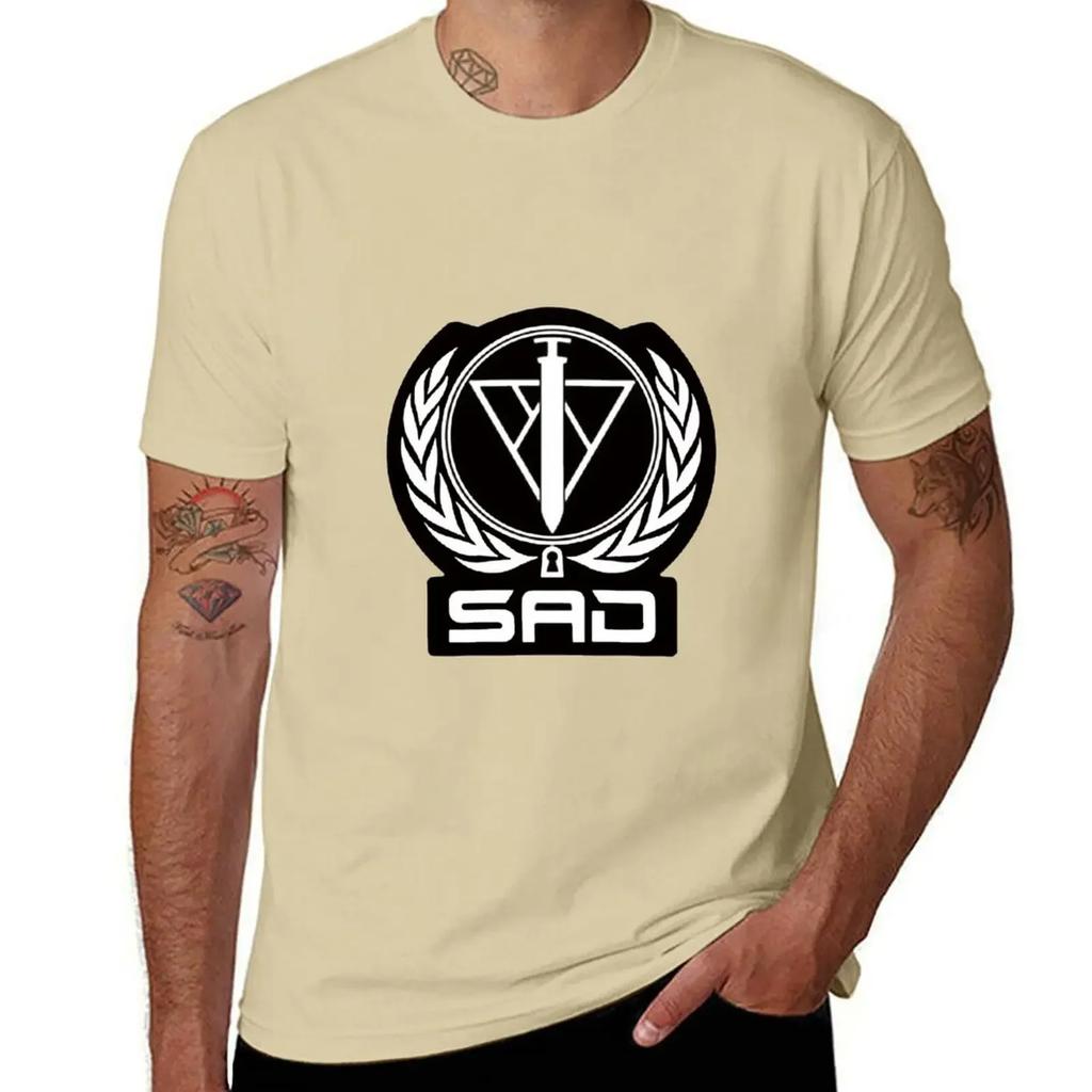 SAD Psycho Pass Inspired Emblem T-Shirt new edition for a boy workout shirts for men