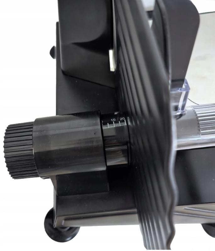 220W Electric Metal Slicer for Bread and Ham with Replaceable Blades, Black