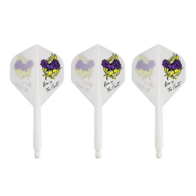 TRiNiDAD CONDOR AXE Rose of the Heart Dart Standard Size Natsumi Iwata Player Model Flights, Medium, White, Model