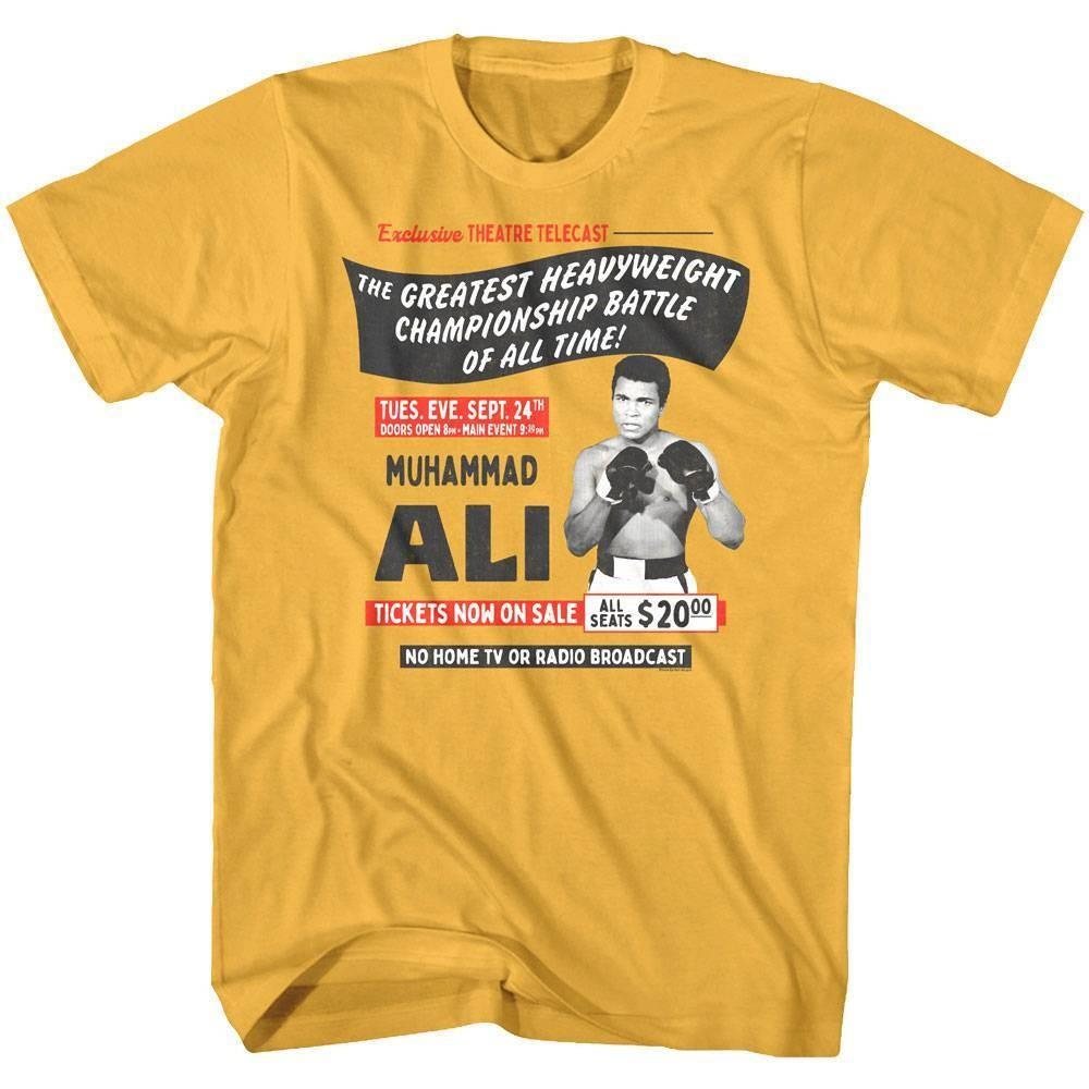Muhammad Ali Exclusive Theatre Telecast Men T Shirt XXXXL